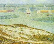 Einfahrt zum Hafen Port-en-Bessin Georges Seurat